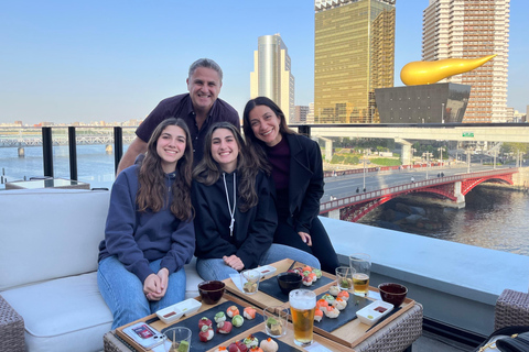 Maki och standard sushi i Tokyo Maki och standard sushi-tillverkningskurs i AsakusaTillverkning av sushi