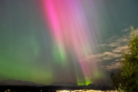 Tromsø: recorrido en busca de la aurora boreal con aperitivos y bebidas