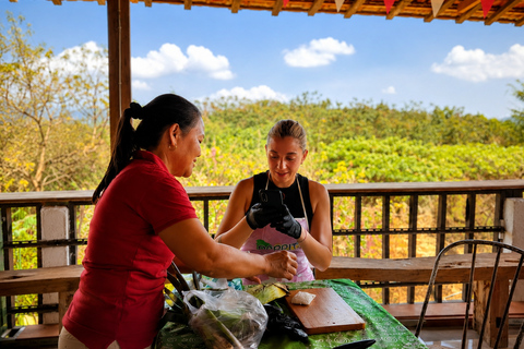 Yogyakarta: Local Market Tour & Mountain Cooking Class Hotel Pickup (Afternoon Sunset Class & Dinner)