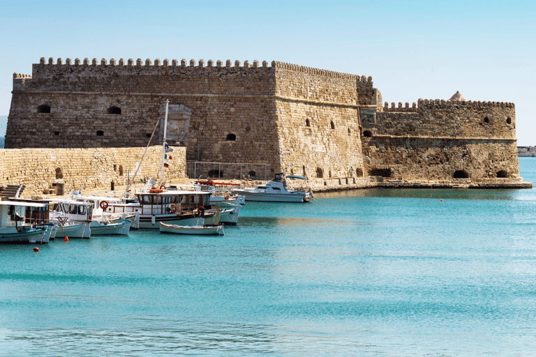 From Rethymnon: Day Trip to Knossos Palace & Heraklion City From Rethymnon: Knossos Palace and Heraklion Day Trip