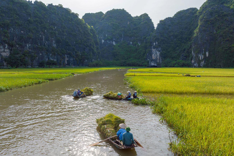 From Hanoi: Ninh Binh- Hoa Lu-Tam Coc- Mua Cave- Highlight