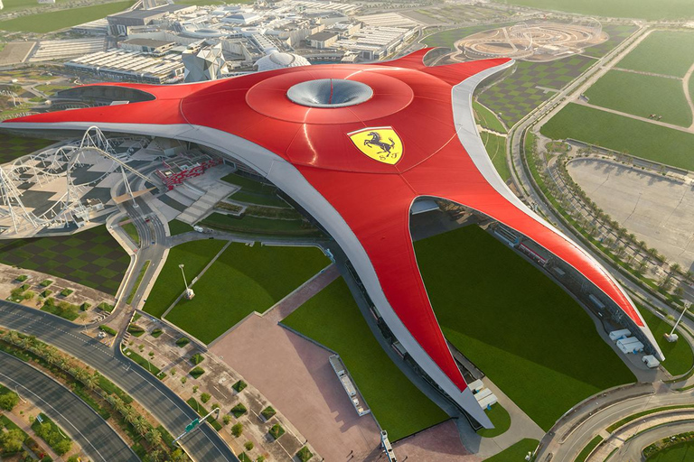 Dubai: Abu Dhabi Mosque and Ferrari World Tour with Tickets