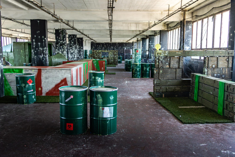 Bratislava: Private Indoor Paintball Game with Beer