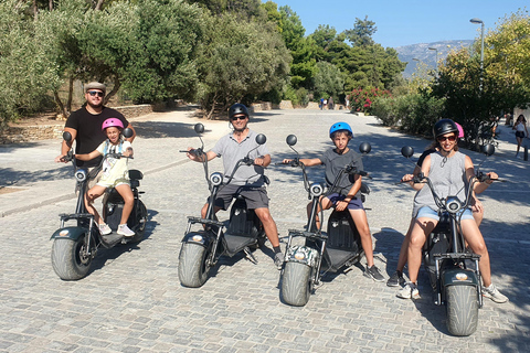 Athen: Geführte E-Scooter-Tour im Akropolis-Gebiet