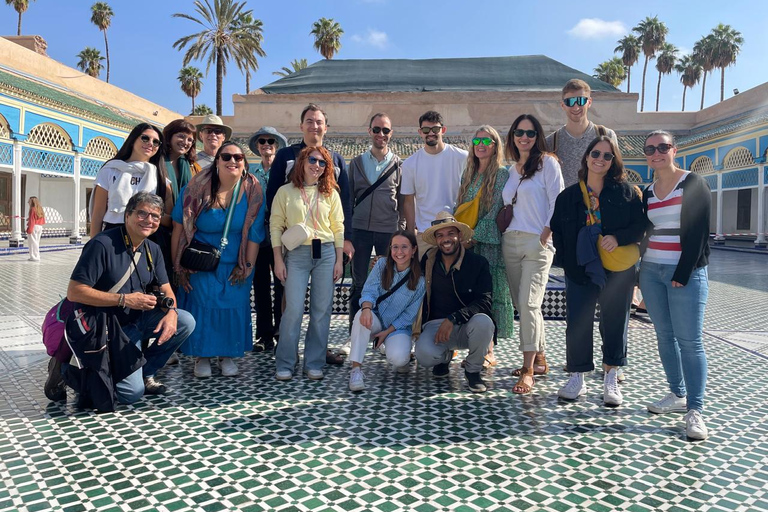 Marrakech: Bahia Palace, Madrasa Ben Youssef & Secret Garden Private Tour & Medina Pickup