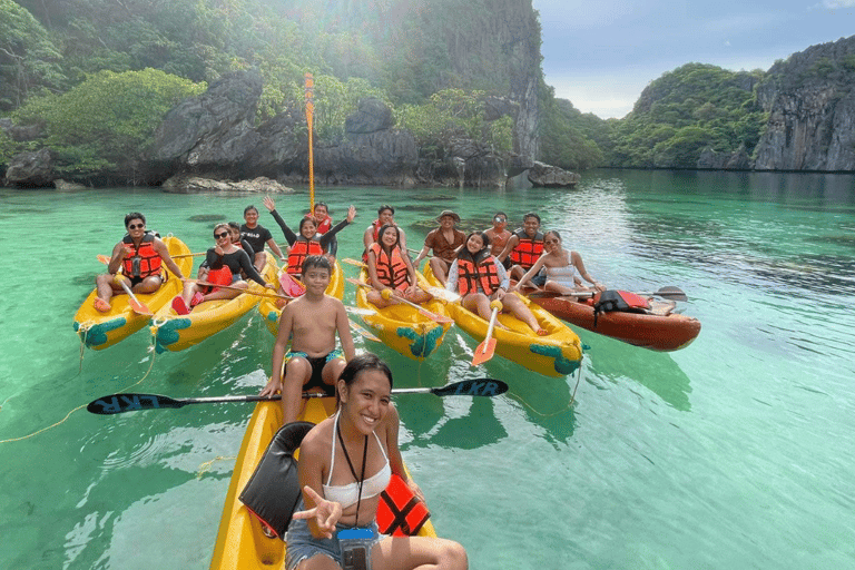 El Nido: Big Lagoon öluffning med lunchEl Nido: Öluffning vid Big Lagoon med lunch (delad)