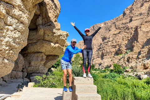 Shared Wadi Shab, Bimmah Sinkhole & Fins Beach