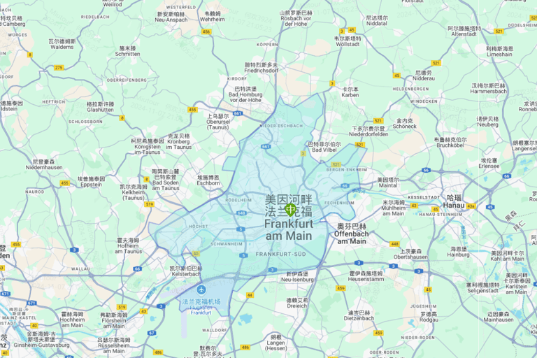 Frankfurt: Private Transfer from/to Frankfurt Airport From Downtown to Frankfurt Airport