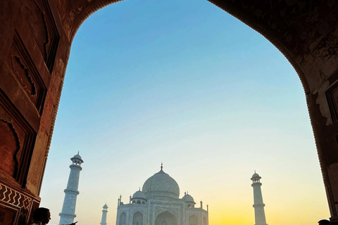 Desde Delhi: Excursión privada de un día al Taj Mahal y al Elefante SOSTour privado con ticket de entrada y almuerzo buffet