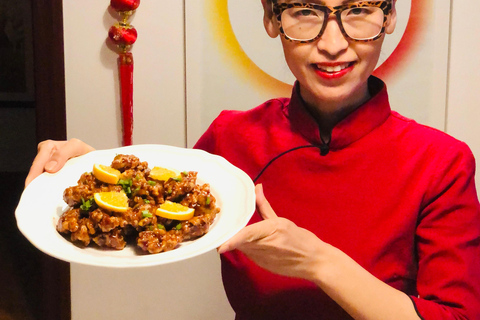 Online Cooking Class Orange Chicken by Chef Sunflower LiPrivate Group