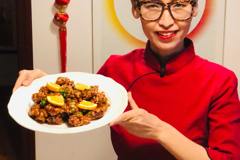 Online Cooking Class Orange Chicken by Chef Sunflower LiPrivate Group