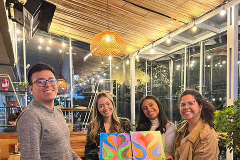 Bogotá: Painting Workshop with Welcome Drink