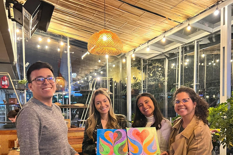 Bogotá: Painting Workshop with Welcome Drink