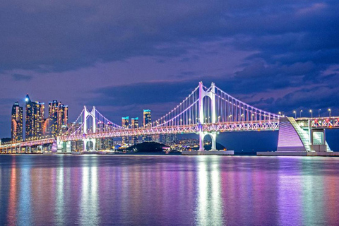 Busan: Night Tour with Gamcheon Village &amp; Gwangalli Beach