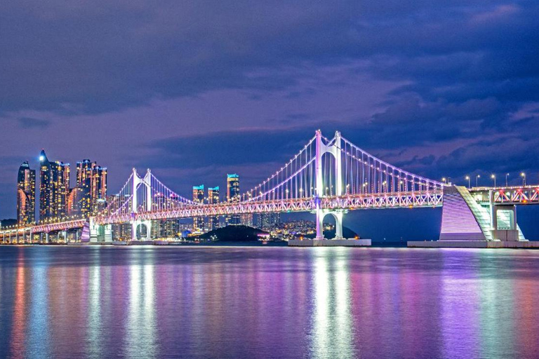 Busan: Night Tour with Gamcheon Village &amp; Gwangalli Beach