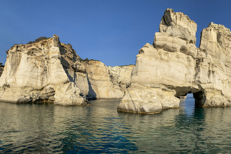 Adamas: Milos & Polyaigos Full-Day Sailboat Tour with Lunch Adamas: Milos and Polyaigos Full-Day Cruise with Lunch