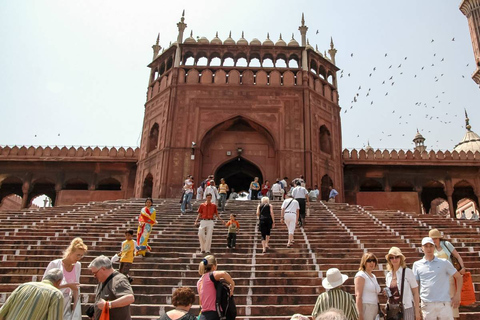 Delhi: Private Old and New Delhi City Tour with Transfer Private Tour with Car + Driver + Guided Service Only