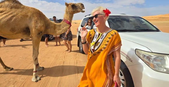 Group Tour: Wadi Bani Khalid & Wahiba Desert with Sunset
