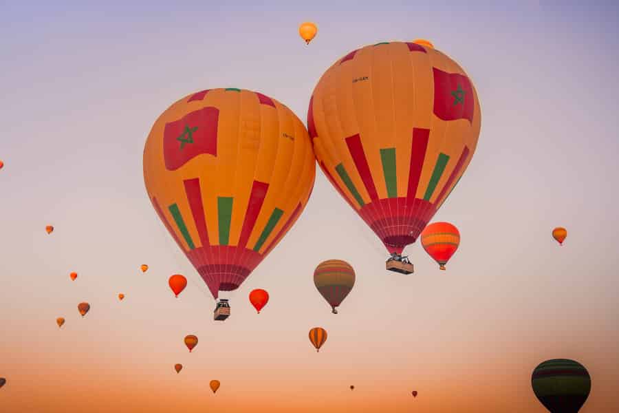 Marrakesch: Heißluftballonfahrt mit Berber-Frühstück. Foto: GetYourGuide