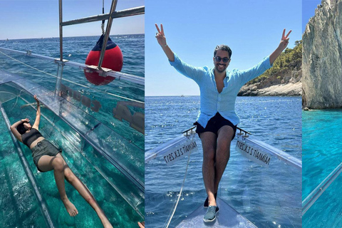 Zakynthos: Complete Clear boat Unique Experience and Swim