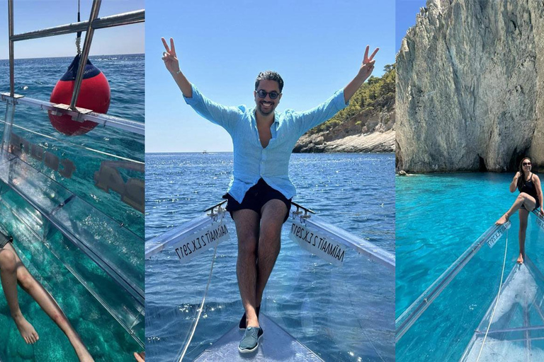 Zakynthos: Complete Clear boat Unique Experience and Swim