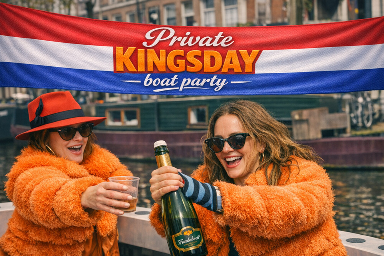 Amsterdam: Kings Day Private Boat Cruise 4 hrs with Skipper Location Westerdoksdijk 705