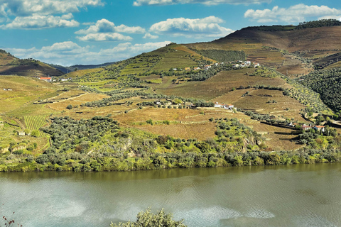 Porto : Vallée du Douro : visite de 2 vignobles avec déjeuner et croisière sur le fleuve