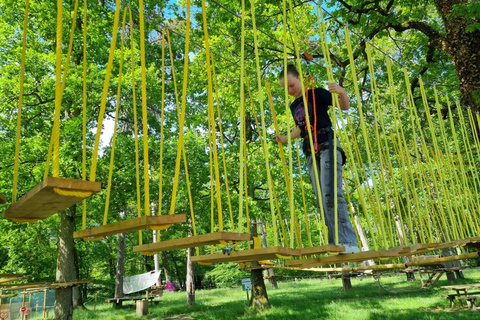 Combreux: parque de arborismo