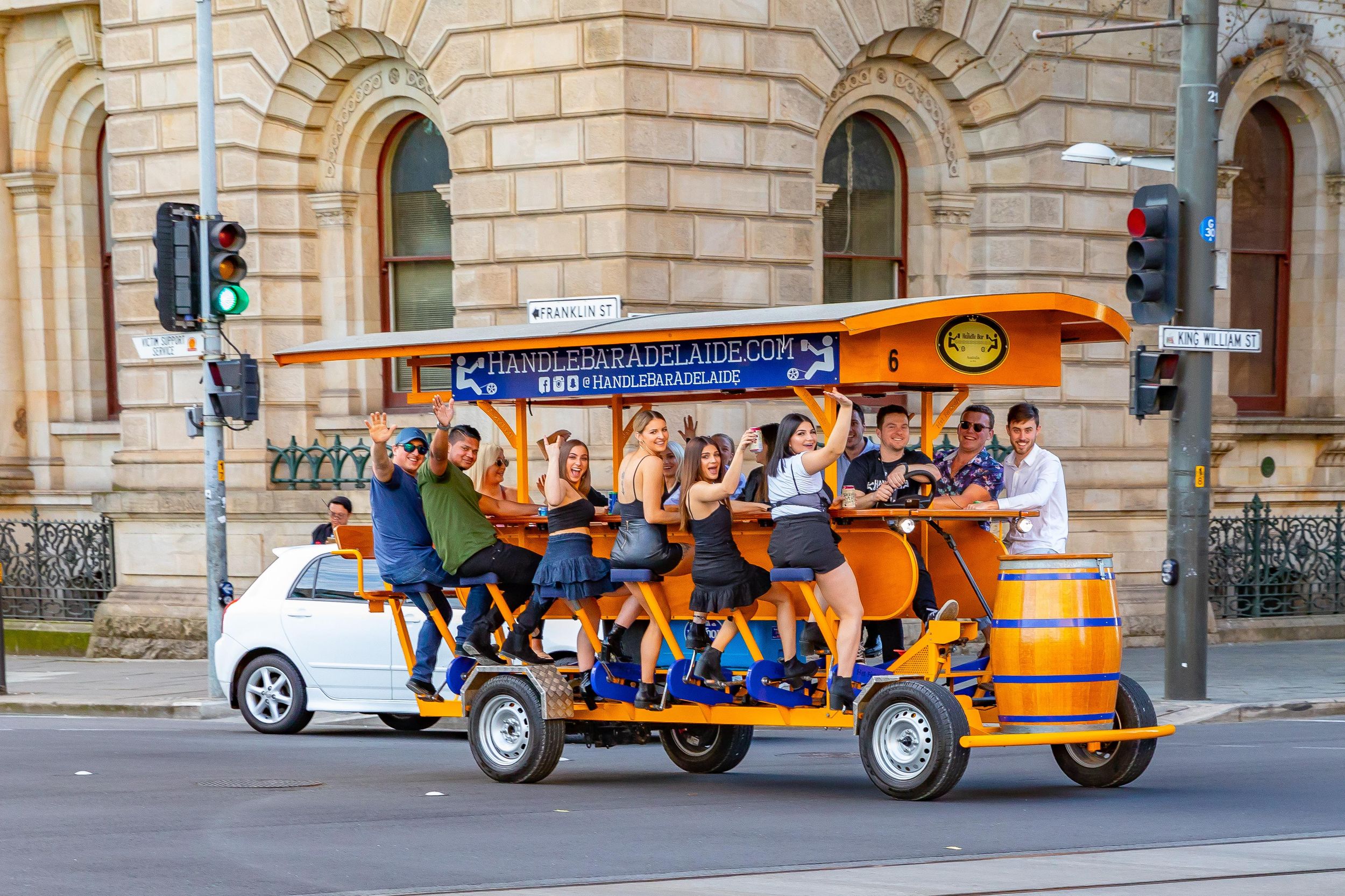 Adelaide: HandleBar Bike Tour mit Kneipenstopps und Dinner Option
