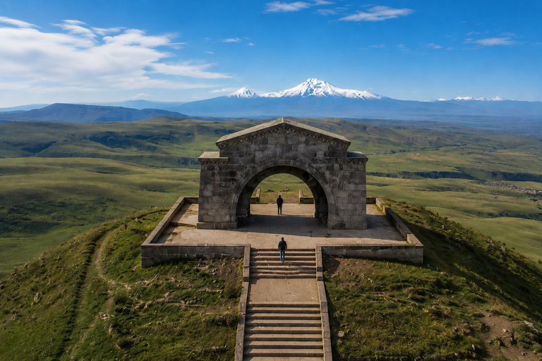 Garni Geghard, Symphony, Charents Arch & Lavash Baking Private Minivan Without Guide (5 Passangers)