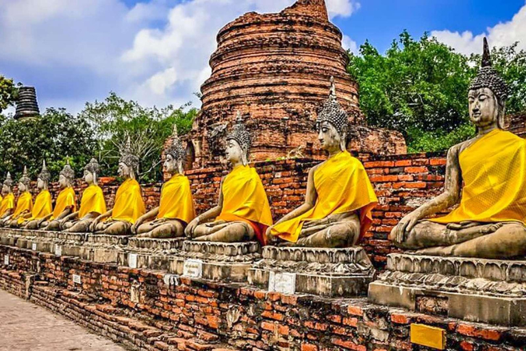 Bangkok: Ayutthaya: 1-dniowa wycieczka z lunchem i odbiorem z hotelu