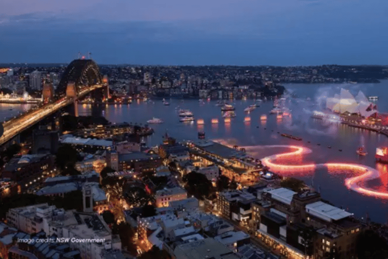 Sydney: Australia Day Dinner Cruise with Fireworks Glass Boat Dinner Cruise