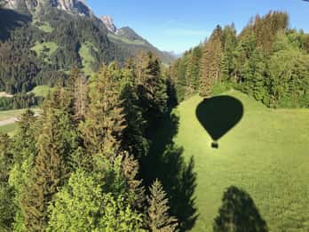 Switzerland hot air balloon flight