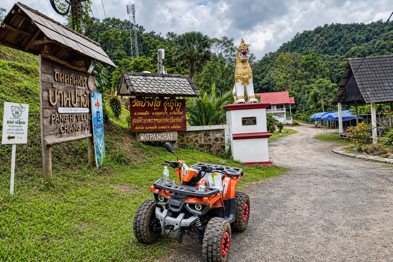 Chiangmai S : Guided ATV Adventure with Waterfalls & Temples