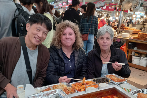 Gyeongbokgung-Bukchon-Gwangjang markt-N Seoul Tower-Hongdae