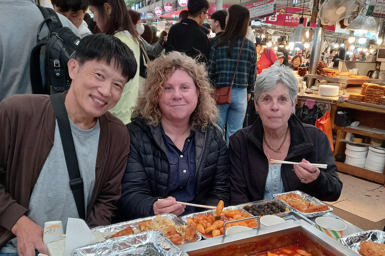 Gyeongbokgung-Bukchon-Gwangjang markt-N Seoul Tower-Hongdae