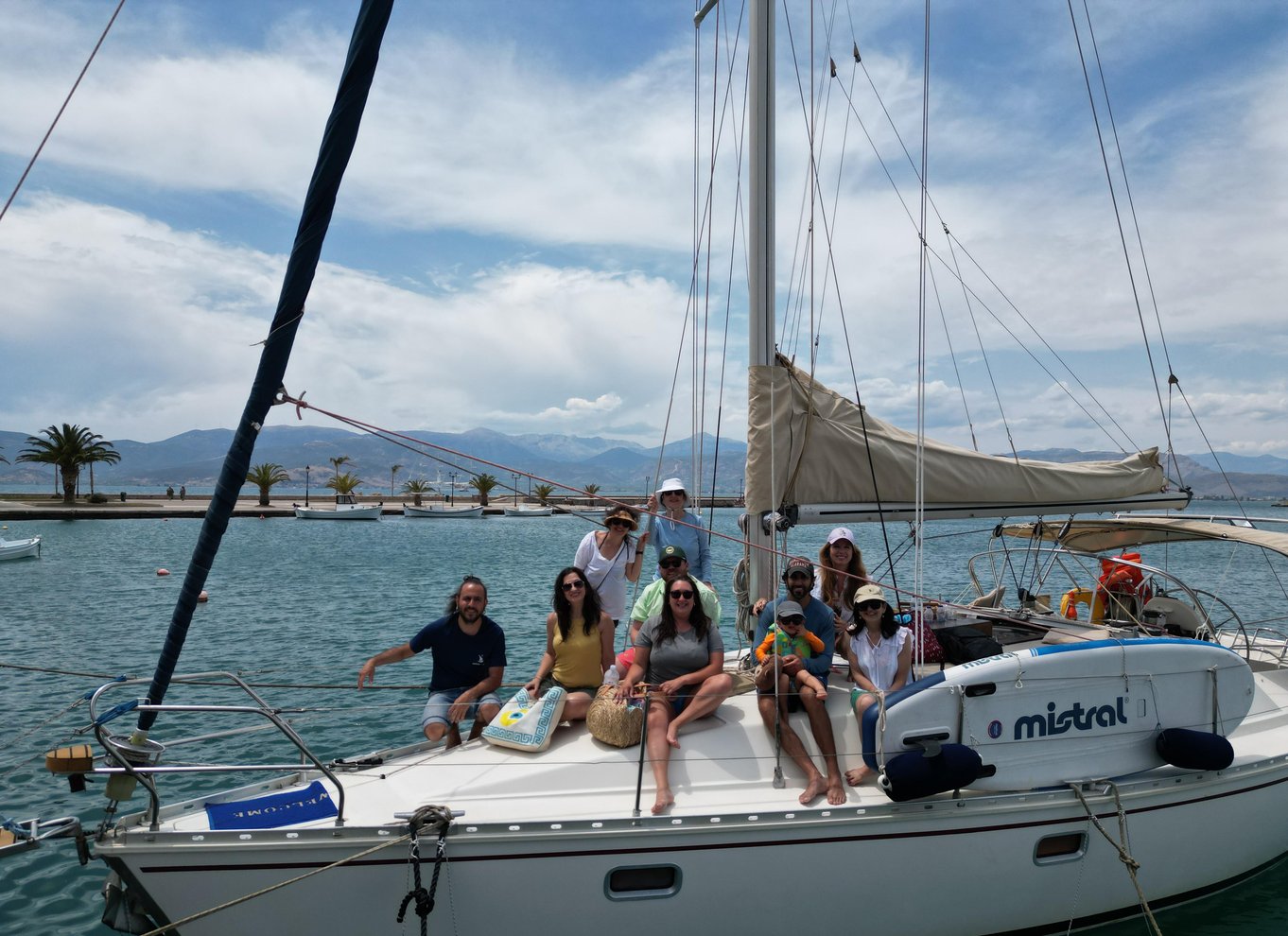 Nafplio Sun Sail Cruises | halvprivat halvdag | med måltid