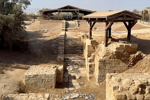 Depuis Amman : Excursion d&#039;une journée à Madaba, au Mont Nebo et à la Mer Morte