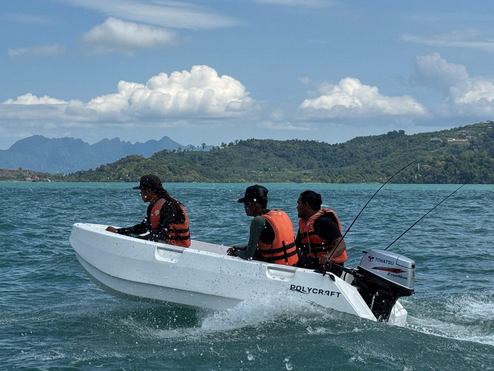 Langkawi: Geführtes Angelabenteuer auf einem Tuffy 300-Boot