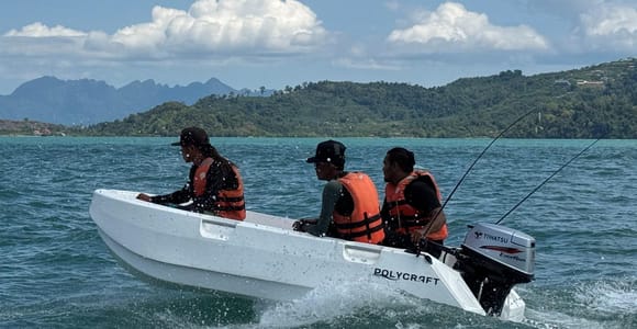 Langkawi: Guided Fishing Adventure on a Tuffy 300 Boat