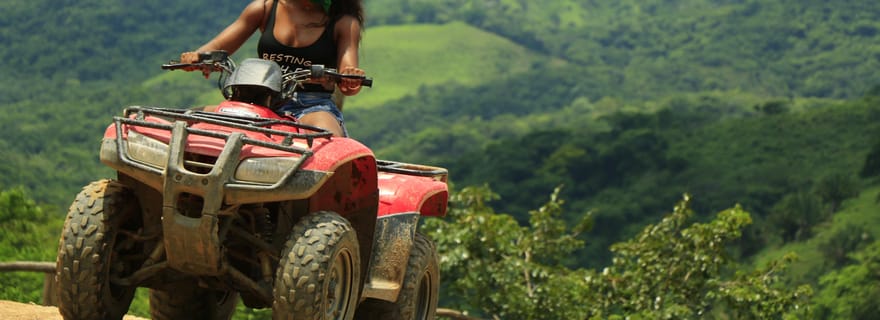 Puerto Vallarta : Quad sur la rivière Canopée, chute d'eau, visite de la Tequila