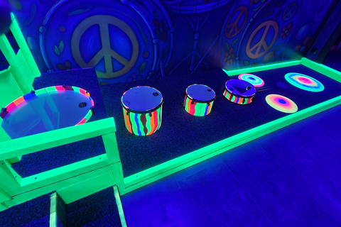 Prague: Punk Minigolf Glow-in-the-Dark Entry Ticket Punk Minigolf Glow-in-the-Dark Entry Ticket Monday-Thursday