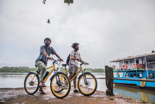 Visit BLive Electric Bike Tours – Discovery of Divar Island in Miramar Beach, Goa, India