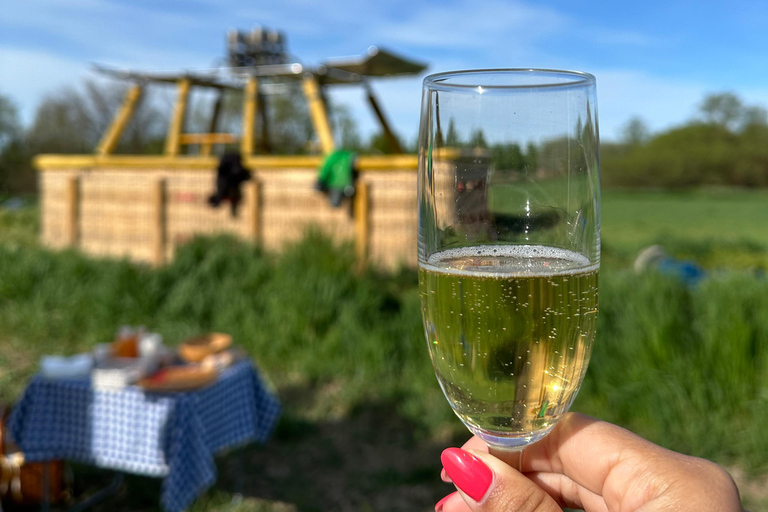 Toledo: Hot-air balloon ride with cava toast