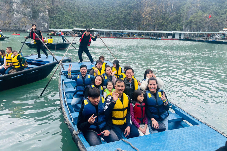 Hanoi: Ha Long Bay Day Cruise with Lunch, Cave & Kayaking Pick up in Hanoi old quarter