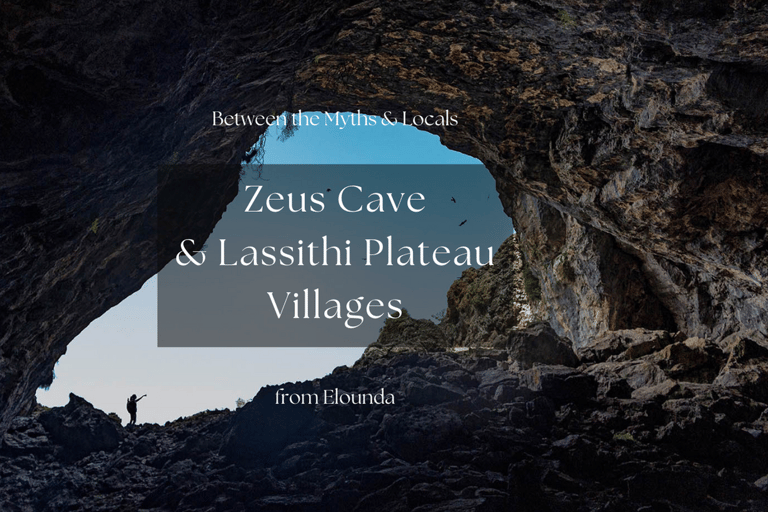 From Elounda: Zeus Cave &amp; Mountainous East Crete Day TourPremium Vehicle 3-seats