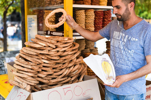 Athènes: demi journée d'alimentation à piedAthènes: visite privée d'une demi-journée avec nourriture ultime