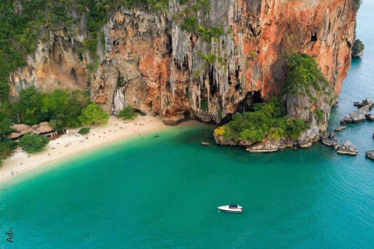 Krabi: 4 Islands and Caves Boat Tour with Lunch 4 Islands Tour by Speedboat