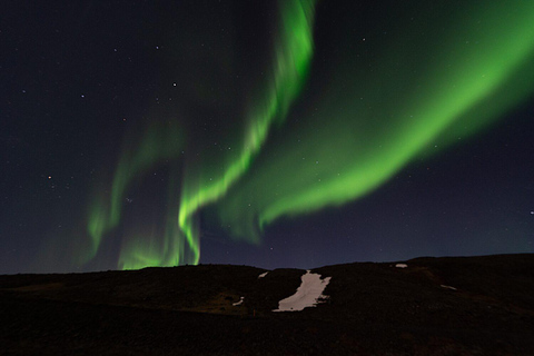 Paseo por la costa sur, caminata por el glaciar y aurora boreal