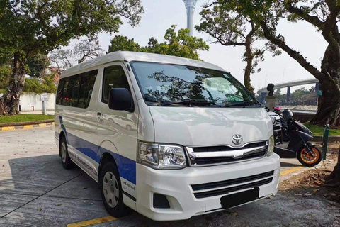 Macau: 7 Hours Private Limo Tour- Customized Travel 13-Seater Van with Driver and English Speaking Tour Guide